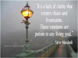 lack of clarity creates frustration steve maraboli quote