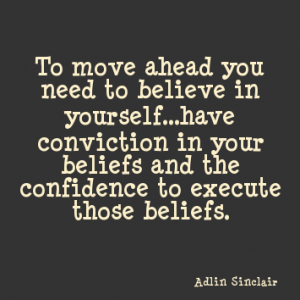 conviction and confidence