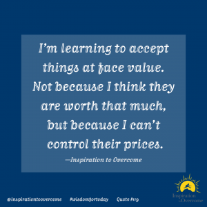 accept things at face value