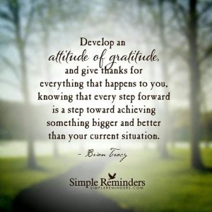 give thanks moving toward better situation quote brian tracy
