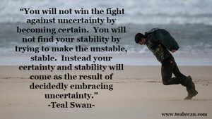 uncertainty stability quote