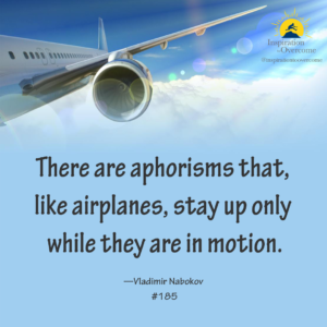 aphorisms and airplanes