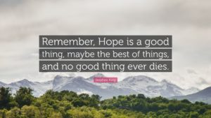 hope never dies shawshank redemption quote #hopeweek
